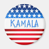 Kamala Harris Supporter Vrijwilliger Fans Aangepas Magneet (Voorkant)