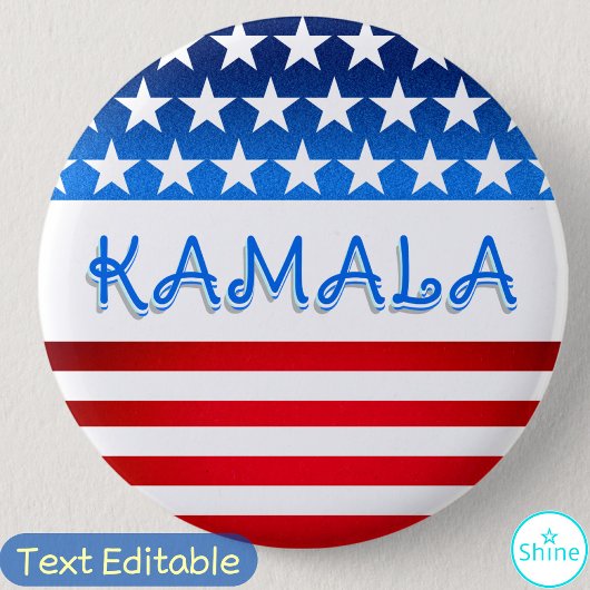 Kamala Harris Supporter Vrijwilligers Democraten S Ronde Button 5,7 Cm
