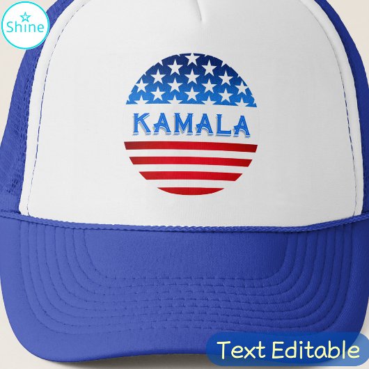 Kamala Harris Supporters Vrijwilligers Verkiezinge Trucker Pet