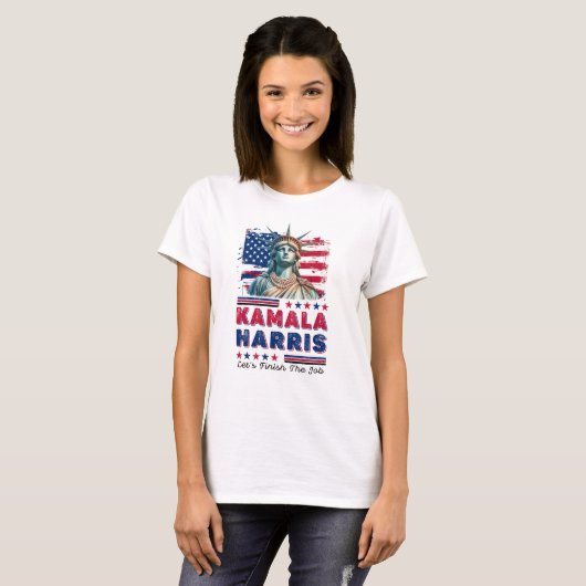 Kamala Harris T-shirt (Voorkant volledig)