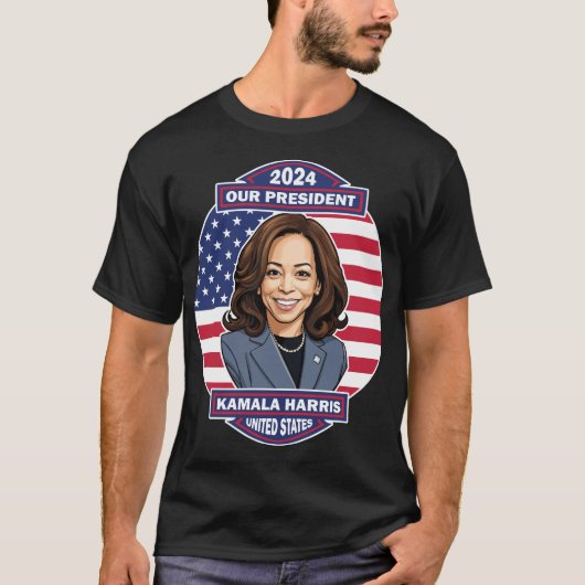 Kamala Harris T shirt, Kamala Shirt (Voorkant)