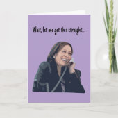 Kamala Harris Telefoon Amusant wenskaart Kaart (Voorkant)