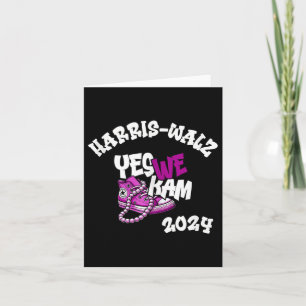 Kamala Harris Tim W 2024 Ja We Kam Paarse Witte T Kaart