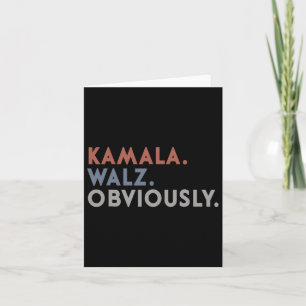 Kamala Harris Tim W Natuurlijk Stem Harris Waltz 2 Kaart