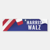 Kamala Harris Tim Walz 2024 Bumpersticker (Voorkant)