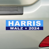 Kamala Harris Tim Walz 2024 Bumpersticker (Op auto)