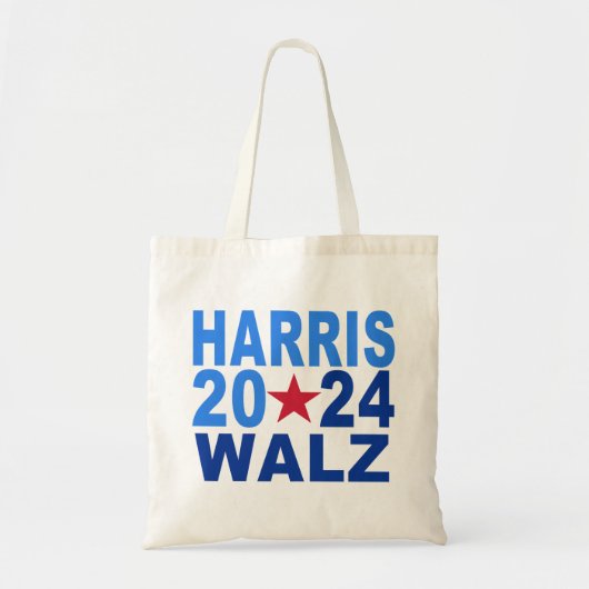 Kamala Harris Tim Walz 2024 Herbruikbaar Tote Bag (Voorkant)