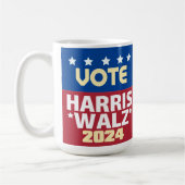 Kamala Harris Tim Walz 2024 Koffiemok (Links)