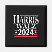 Kamala Harris Tim Walz 2024 Magneet (Voorkant)