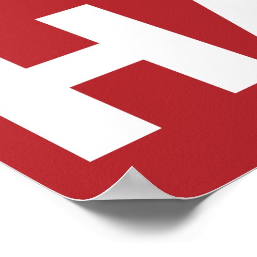 Kamala Harris Tim Walz 2024 Poster (Hoek)