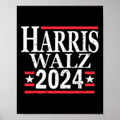 Kamala Harris Tim Walz 2024 Poster (Voorkant)