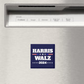 Kamala Harris Tim Walz 2024 US President Campaign Magneet (Insitu (Vaatwasser))