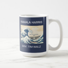 KAMALA HARRIS TIM WALZ BLUE WAVE 2024 KOFFIEMOK