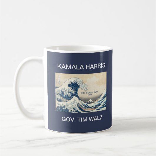 KAMALA HARRIS TIM WALZ BLUE WAVE 2024 KOFFIEMOK (Links)