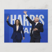 Kamala Harris Tim Walz Briefkaart (Voorkant)
