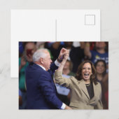 Kamala Harris & Tim Walz Briefkaart (Voorkant / Achterkant)