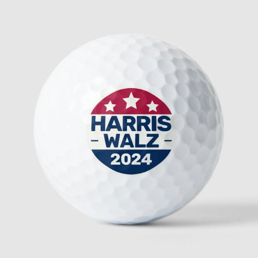 Kamala Harris Tim Walz campagne 2024 Presidentieel Golfballen (Voorkant)