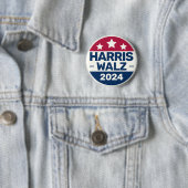 Kamala Harris Tim Walz campagne 2024 Presidentieel Ronde Button 5,7 Cm (In situ)