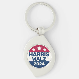 Kamala Harris Tim Walz campagne 2024 Presidentieel Sleutelhanger