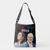 Kamala Harris Tim Walz Canvas tas 2024 (Voorkant)