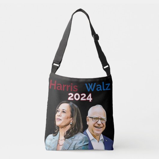 Kamala Harris Tim Walz Canvas tas 2024 (Voorkant)
