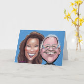 Kamala Harris Tim Walz Kaart (Gele Bloem)