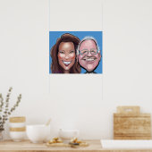 Kamala Harris Tim Walz Poster (Keuken)