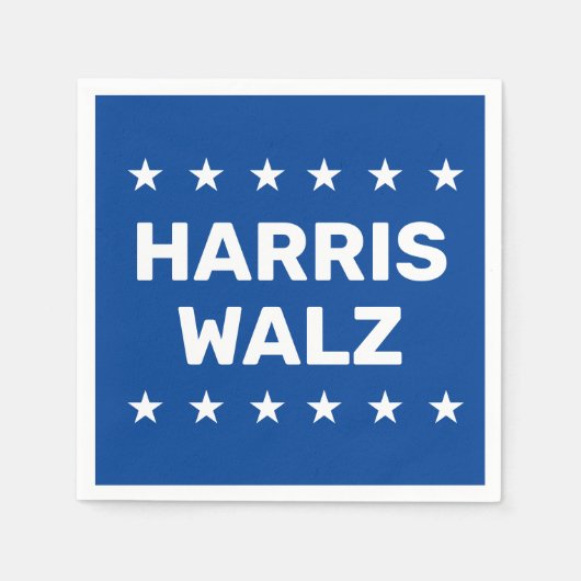 Kamala Harris Tim Walz Servet (Voorkant)