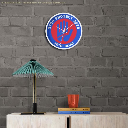 Kamala Harris Tim Walz Stem Blue Stop Project 2025