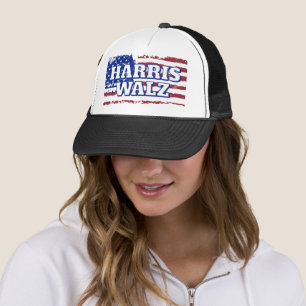 Kamala Harris Tim Walz Trucker Hat Trucker Pet