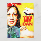 Kamala Harris Tim Walz Verkiezingen 2024 Briefkaart (Voorkant)