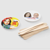 Kamala Harris Tim Walz Verkiezingen 2024 Handwaaier (Niet-gemonteerd)