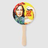 Kamala Harris Tim Walz Verkiezingen 2024 Handwaaier (Voorkant)