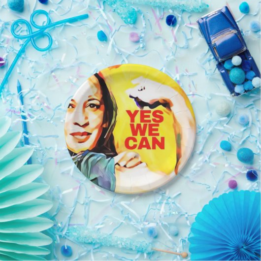 Kamala Harris Tim Walz Verkiezingen 2024 Papieren Bordje (Feest)