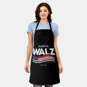 Kamala Harris Tim Walz Wals 2024 Verkiezing Schort (Gedragen)