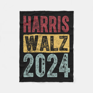 Kamala Harris Tim Walz Waltz Harris Walz Waltz 202 Fleece Deken