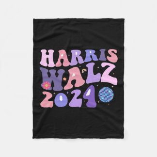 Kamala Harris Tim Walz Waltz Harris Walz Waltz 202 Fleece Deken
