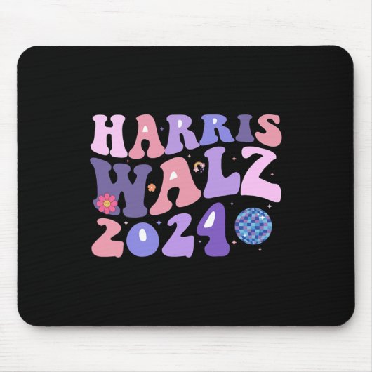 Kamala Harris Tim Walz Waltz Harris Walz Waltz 202 Muismat (Voorkant)