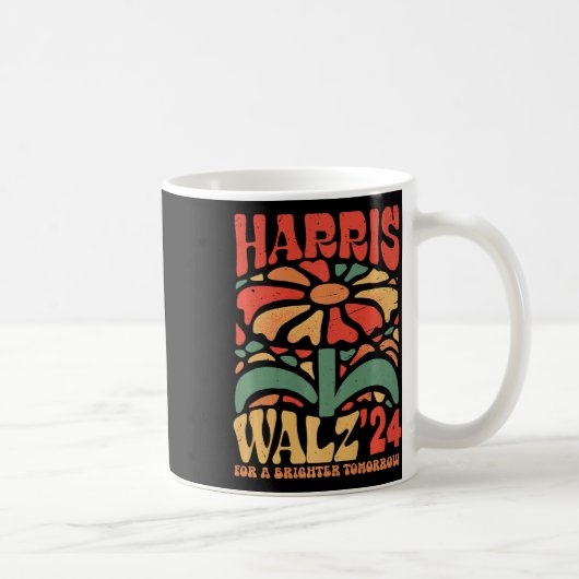 Kamala Harris Tim Walz Waltz Koffiemok (Rechts)