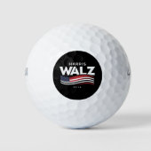 Kamala Harris Tim Walz Waltz Verkiezingen 2024 Golfballen (Voorkant)