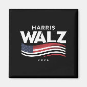 Kamala Harris Tim Walz Waltz Verkiezingen 2024 Magneet (Voorkant)