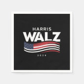Kamala Harris Tim Walz Waltz Verkiezingen 2024 Servet (Voorkant)