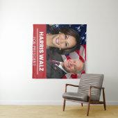 Kamala Harris Tim Walz Wandkleed (In Situ (horizontaal))