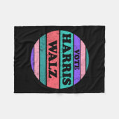 Kamala Harris Tim WAlzheimer President 2024  Fleece Deken (Voorkant (Horizontaal))