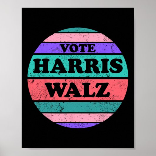 Kamala Harris Tim WAlzheimer President 2024  Poster (Voorkant)