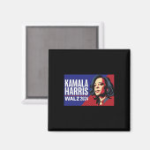 Kamala Harris Tim Wheimer Waltz 2024 Peace LGBT Magneet (Voorkant / Achterkant)