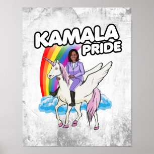 KAMALA HARRIS UNICORN PRIDE POSTER