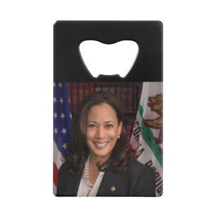 Kamala Harris US Vice President, Biden 2024 Creditkaart Flessenopener