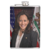 Kamala Harris US Vice President, Biden 2024 Flask Heupfles (Voorkant)