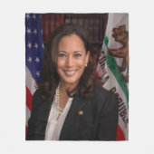 Kamala Harris US Vice President, Biden 2024 Fleece Deken (Voorkant)